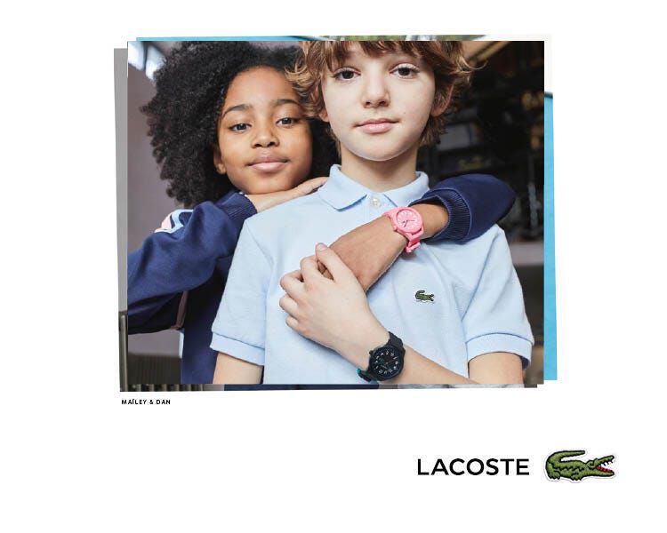 Children's lacoste watch discount