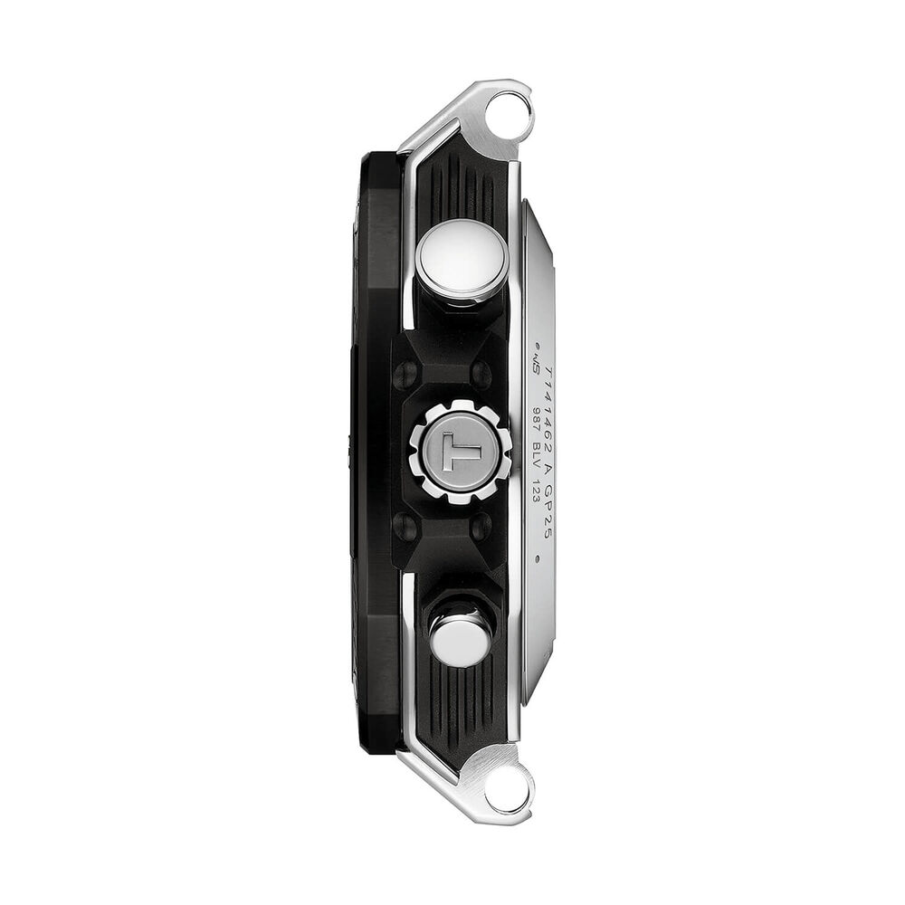 Tissot T-Race MotoGP Automatic Chronograph 45mm Transparent Dial Black Rubber Strap Watch image number 4