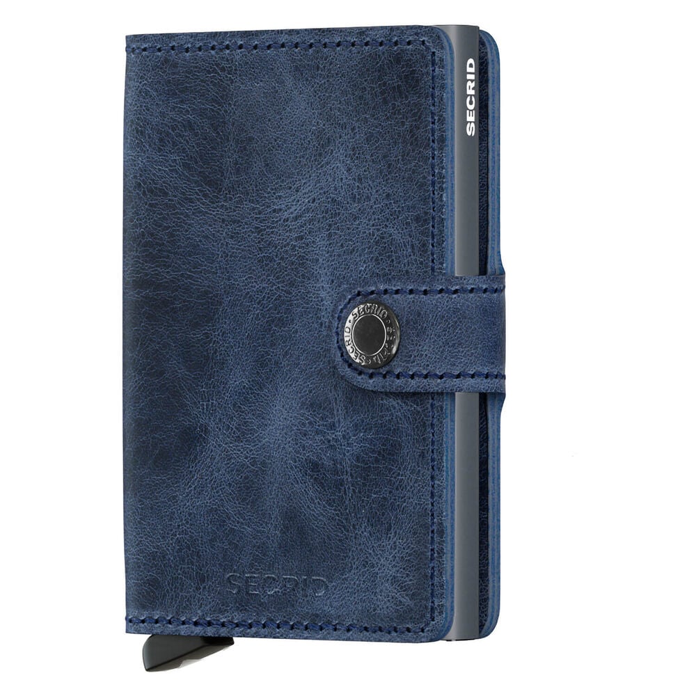 Secrid Vintage Blue Gents Mini Wallet