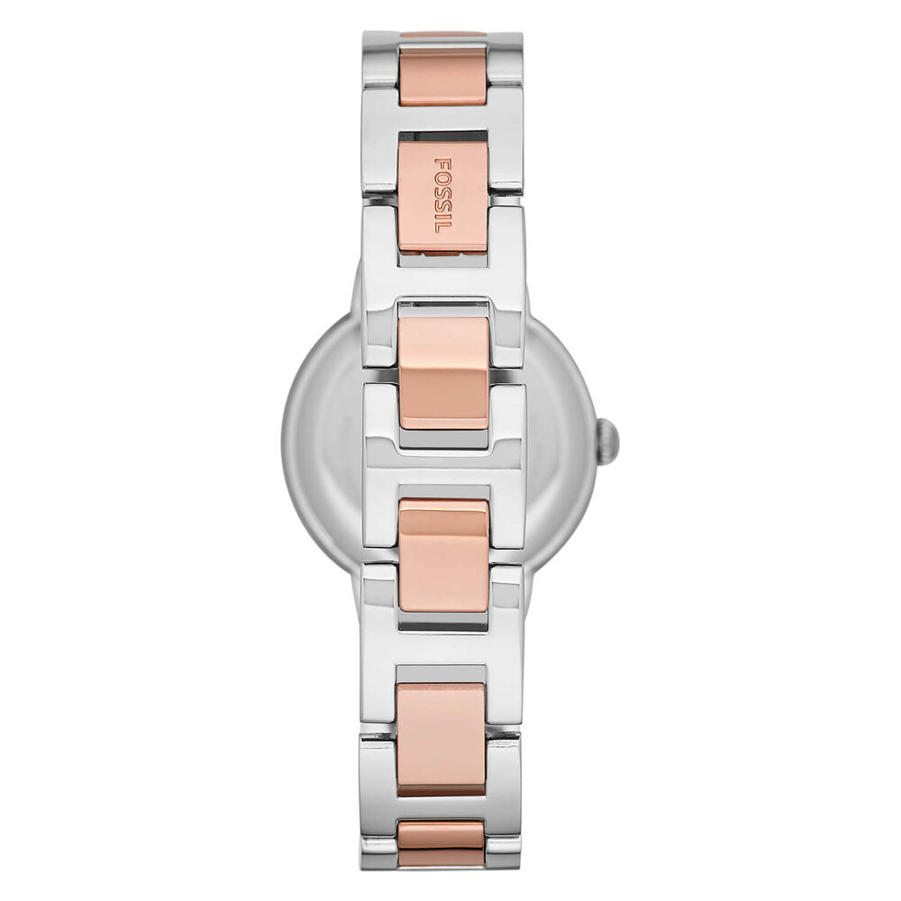 Fossil Virginia Rose Gold Dial Bracelet Ladies Watch image number 2