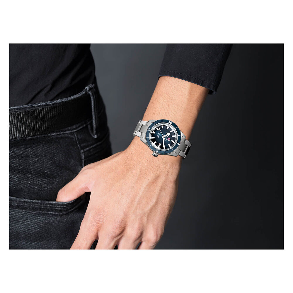 Rado Captain Cook Automatic Blue 42mm Mens Watch image number 3