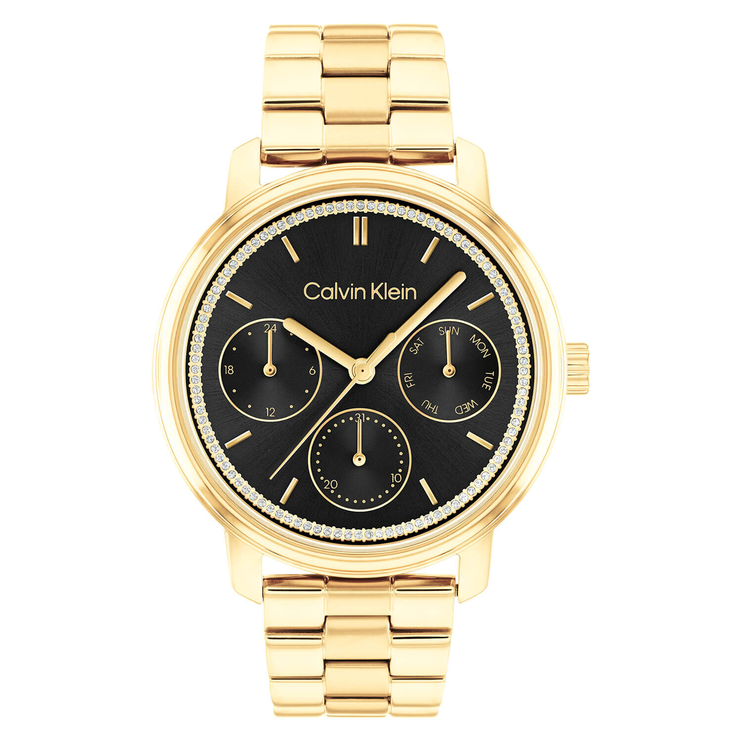 Calvin klein gold watch mens discount