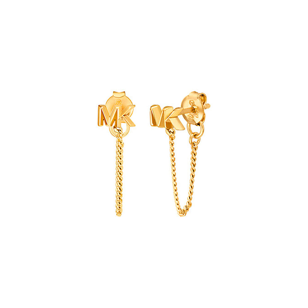 Michael Kors Premium 14k Gold Plated Sterling Silver Earrings