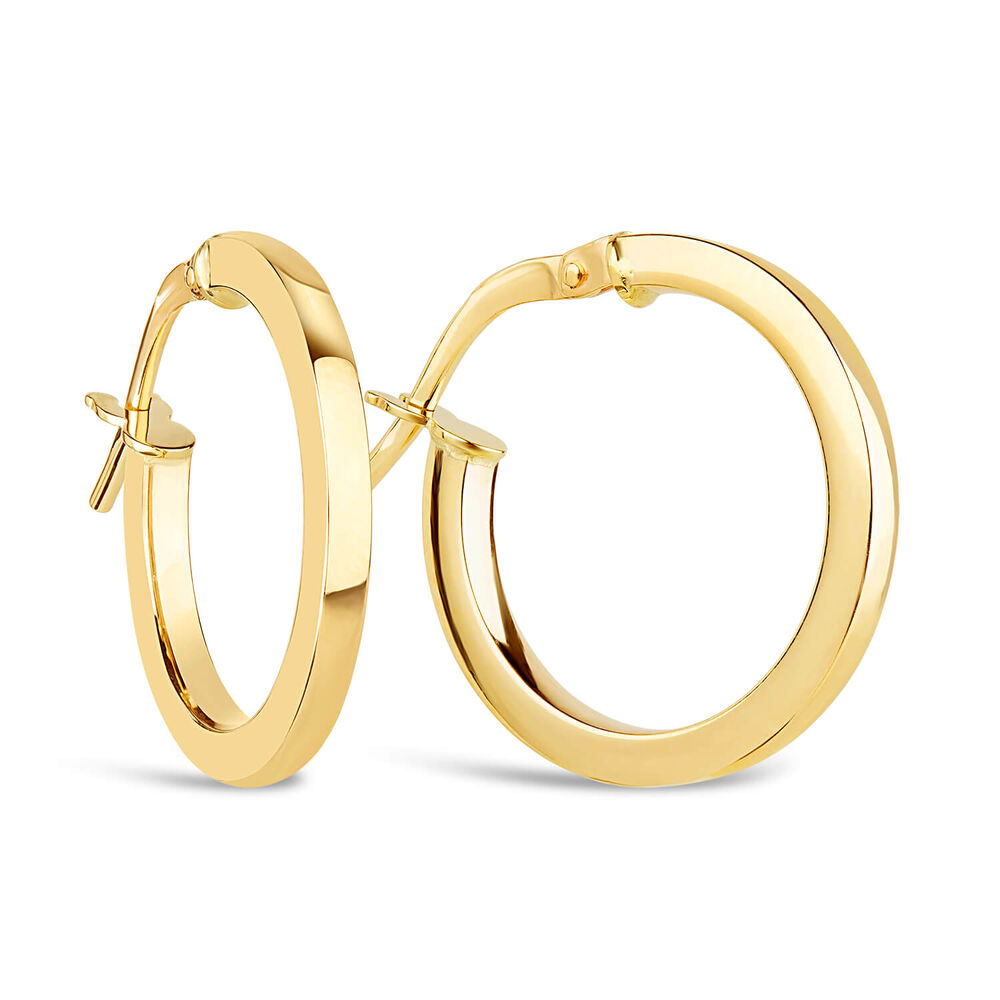 9ct Gold Hoop Earrings