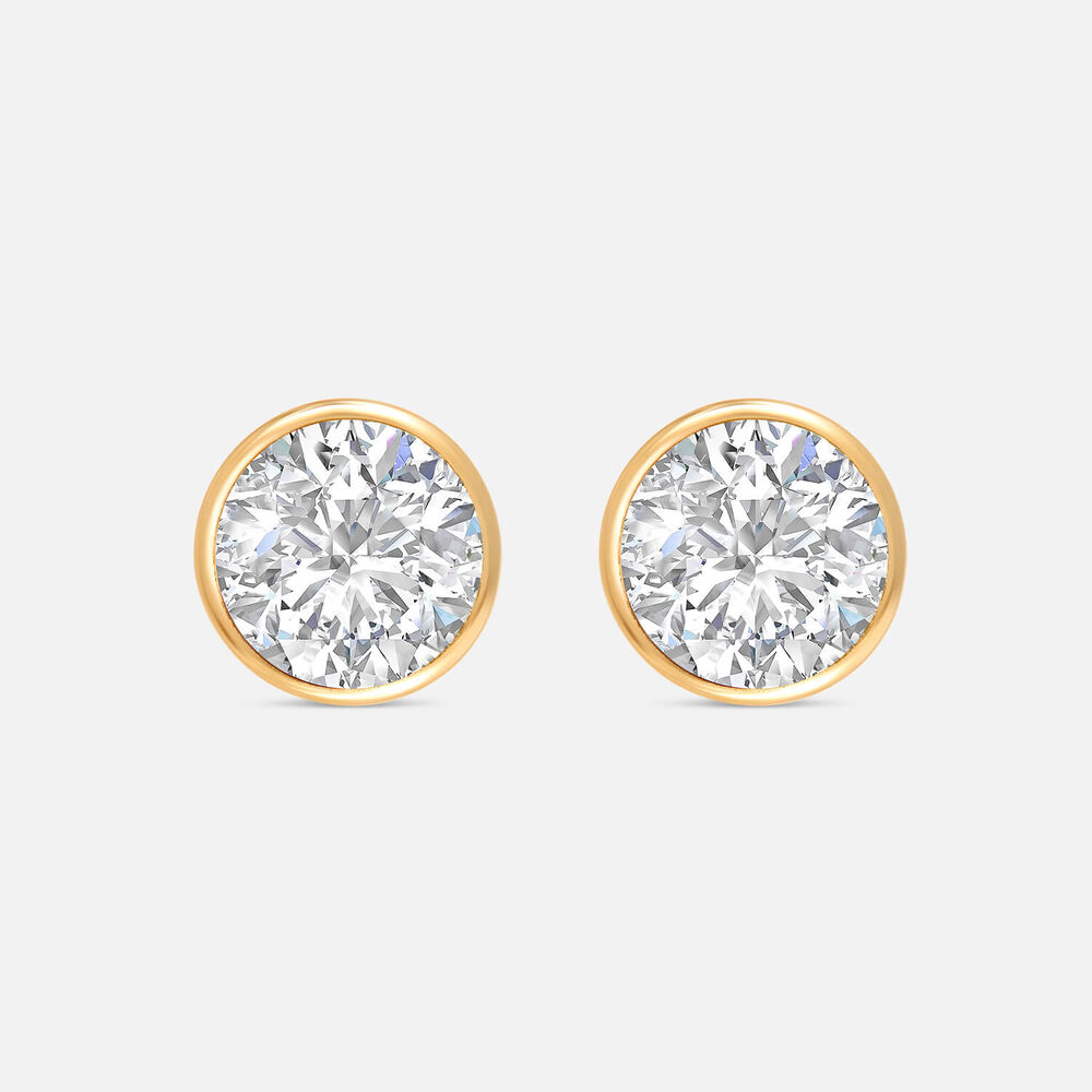 9ct Gold Cubic Zirconia Stud Earrings