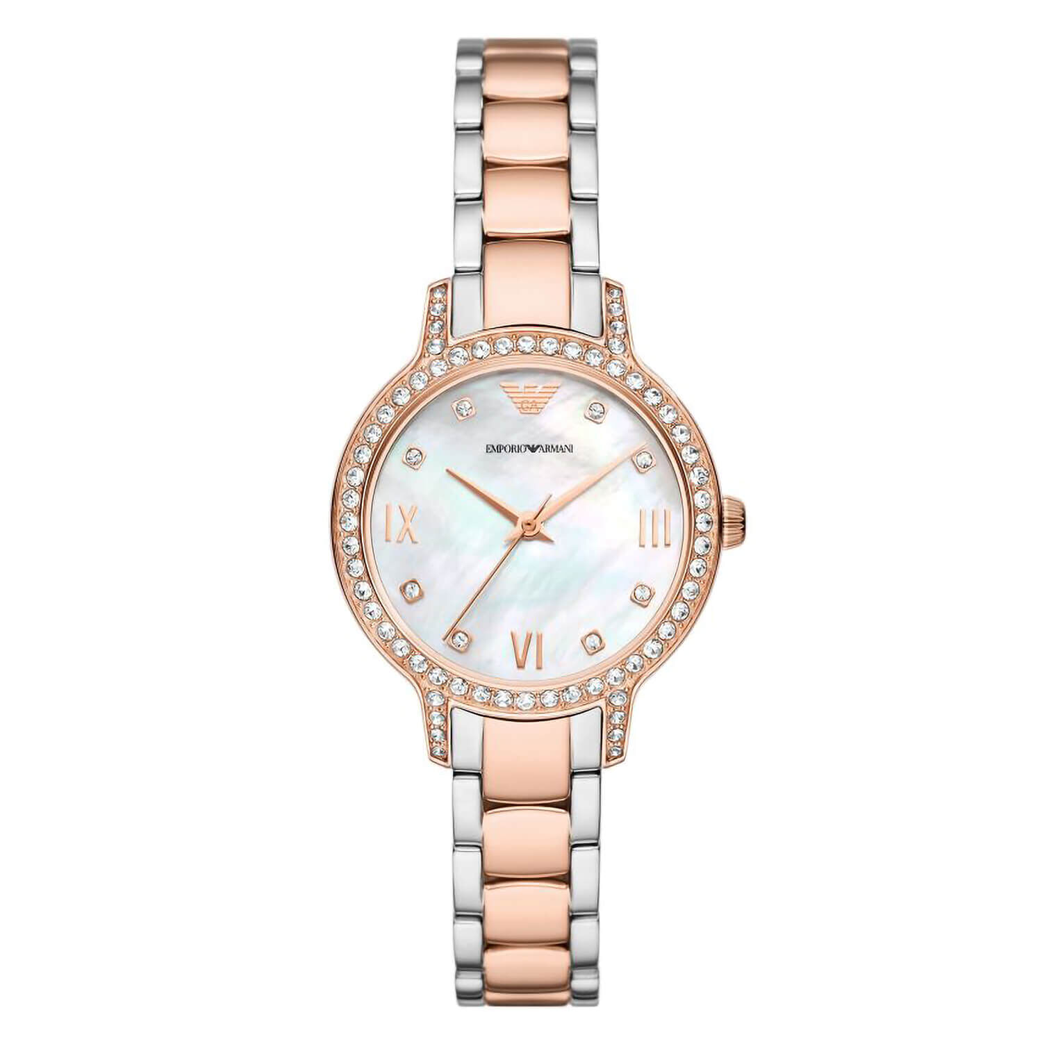 Armani ladies watches rose gold outlet