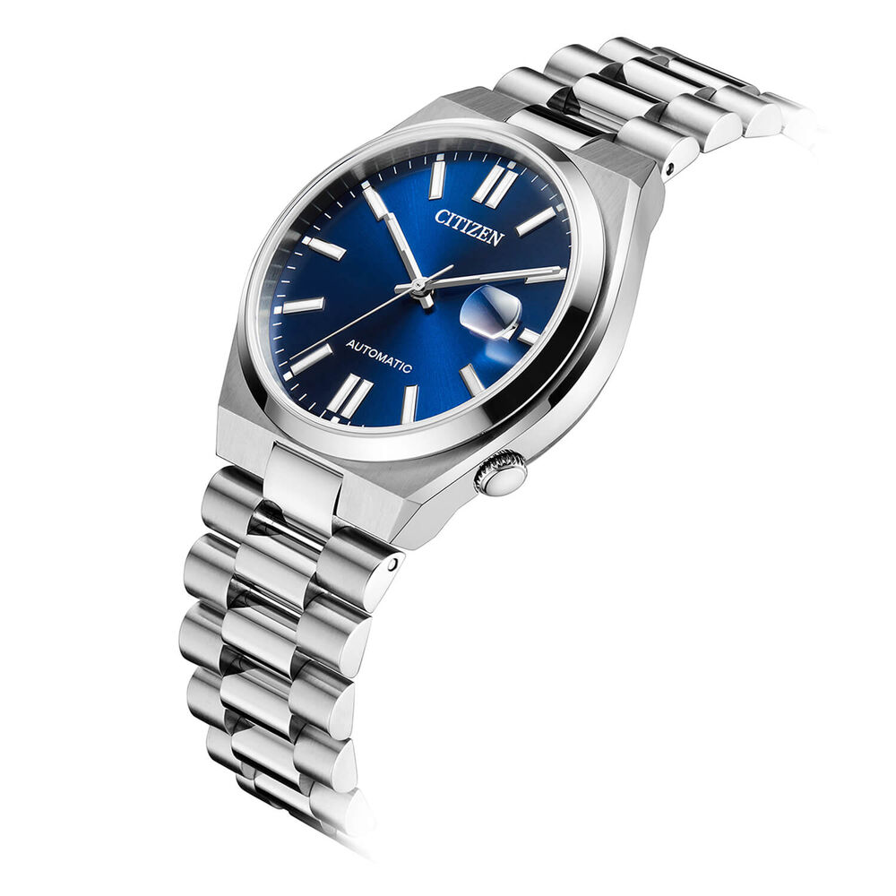 Citizen Tsuyosa 40mm Blue Dial Steel Case Bracelet Watch image number 2