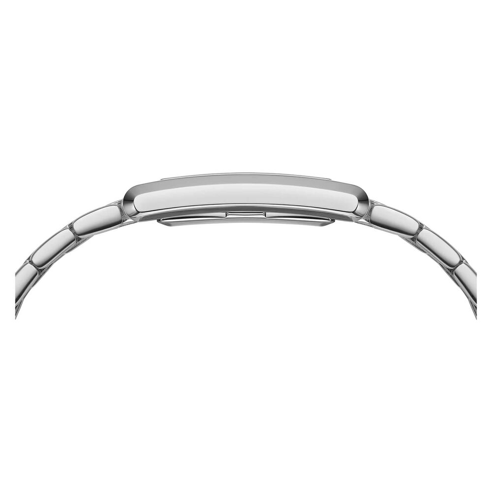 Daniel Wellington Bound 32x22mm White Dial 9-Link Steel Bracelet Watch image number 3