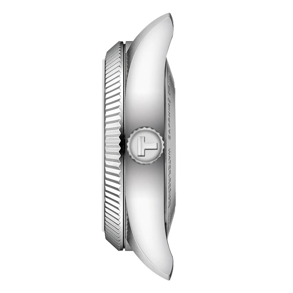 Tissot Ballade Powermatic 48 COSC 30mm Silver Dial Steel Bracelet Watch image number 1