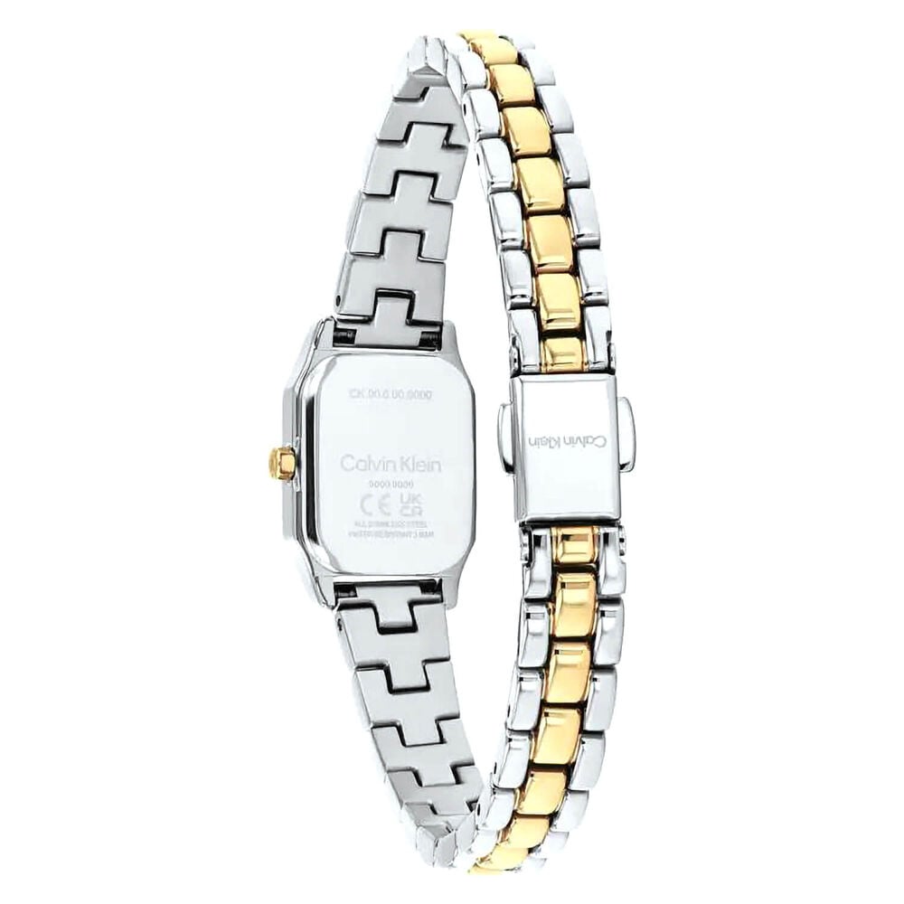 Calvin Klein Soft Form 16mm Champagne Dial Two Tone Stainless Steel Bracelet Watch
