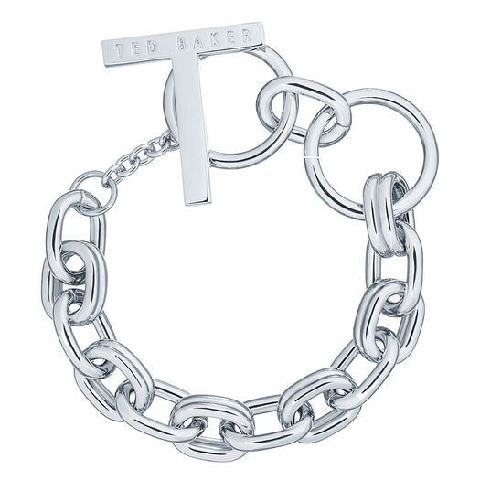 Ted Baker Silver Tee Chain Bracelet