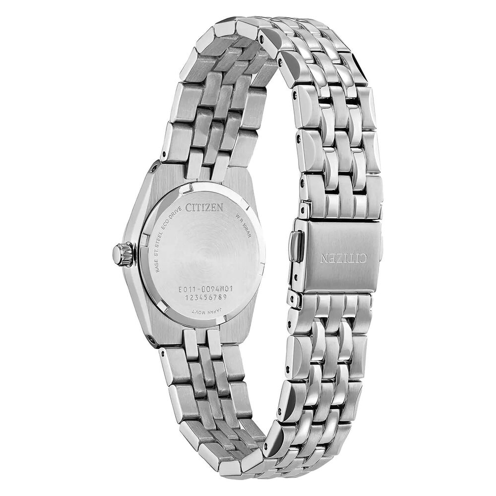 Citizen Eco-Drive Corso 28mm Champagne Dial Diamond Bezel Steel Bracelet image number 2