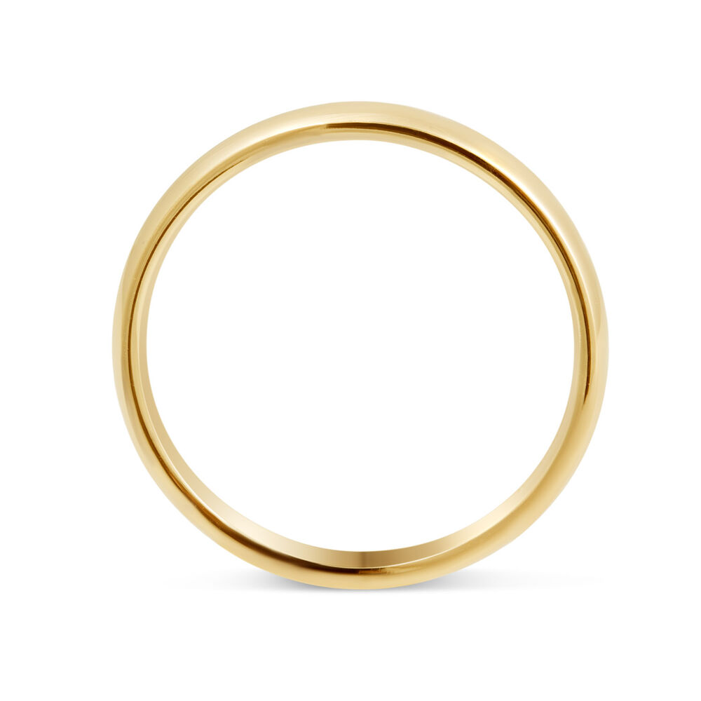 9ct Gold 3mm Wedding Ring image number 2