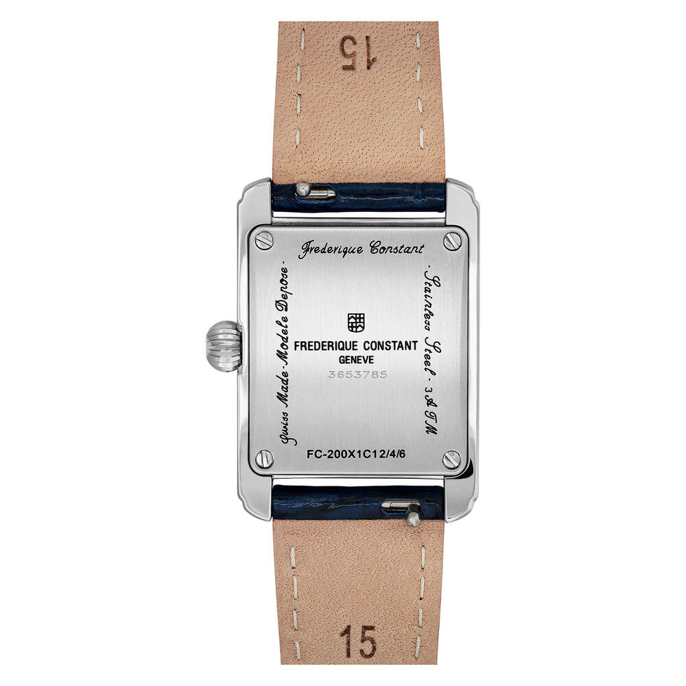 Frederique Constant Classics Carree Blue Strap Ladies Watch