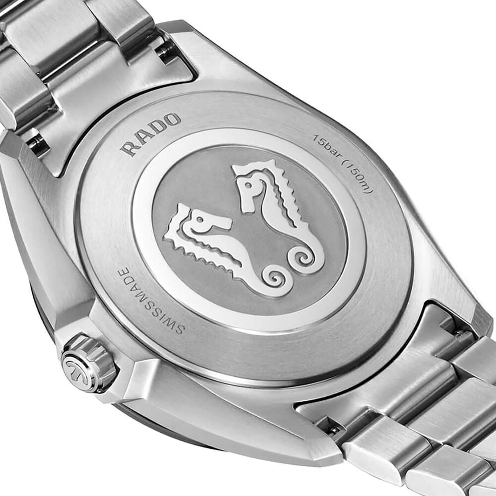 Rado HyperChrome Quartz 41.5mm Ice Blue Dial Steel Bracelet Watch