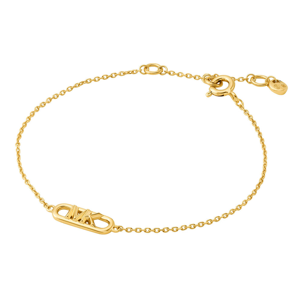 Michael Kors Statement Link Yellow Gold Plated Bracelet image number 0