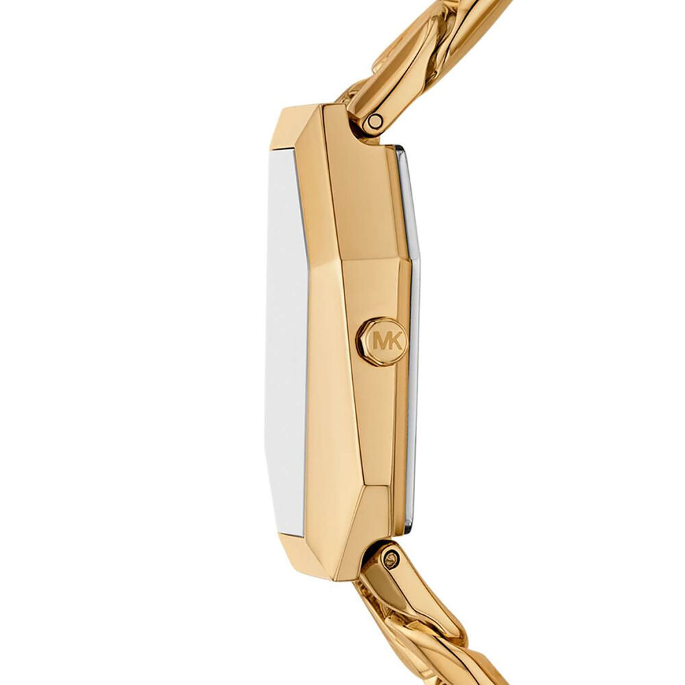 Michael Kors Mini Suri 24mm Gold Dial Stainless Steel Bracelet Watch image number 1