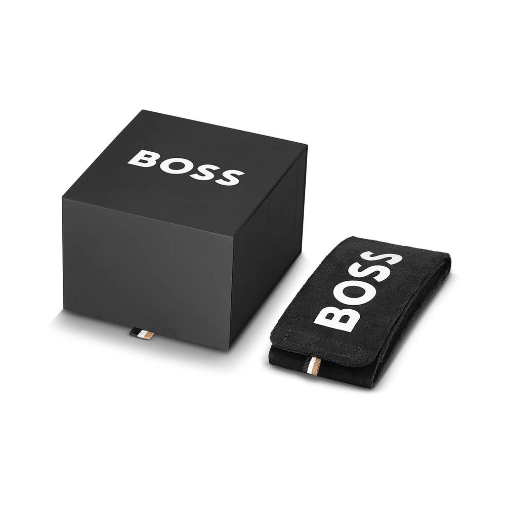 BOSS Hero 2.0 44mm Blue Dial Stainless Steel Bracelet Chronograph Watch image number 5