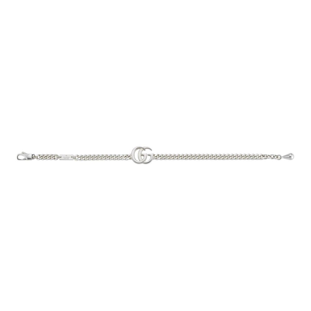 Gucci GG Marmont Sterling Silver Bracelet (Size L, 7") image number 1