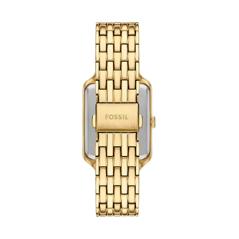 Fossil Raquel Sun Moon 29mm Mother of Pearl Dial Gold Tone Stainless Steel Bracelet Watch image number 2