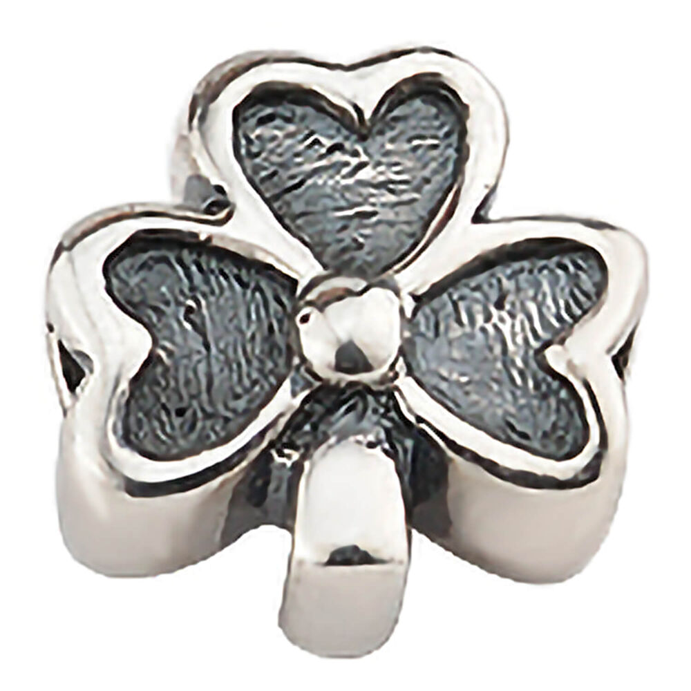Sterling Silver Shamrock Bead image number 0