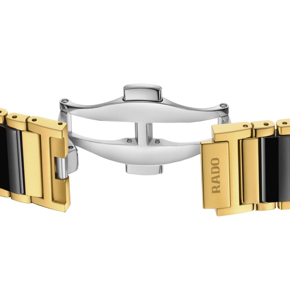 Rado Integral 31.5mm Black Dial Two Tone Steel & Ceramic Bracelet Watch