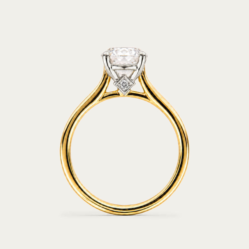 Born NOVA 18ct Yellow Gold 1.50ct Oval Lab Grown Diamond Solitaire Ring