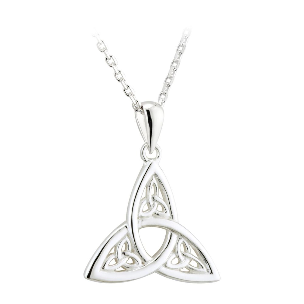 Solvar Sterling Silver Trinity Knot Pendant