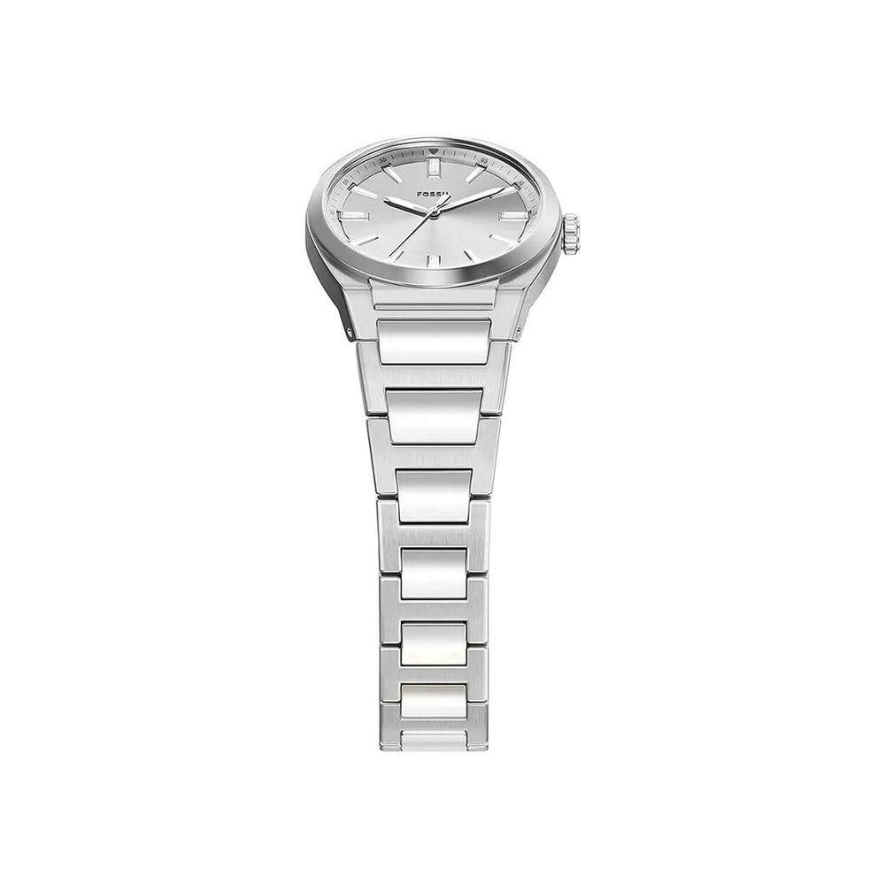 Fossil Everett 30mm Silver Dial Steel Bracelet Watch