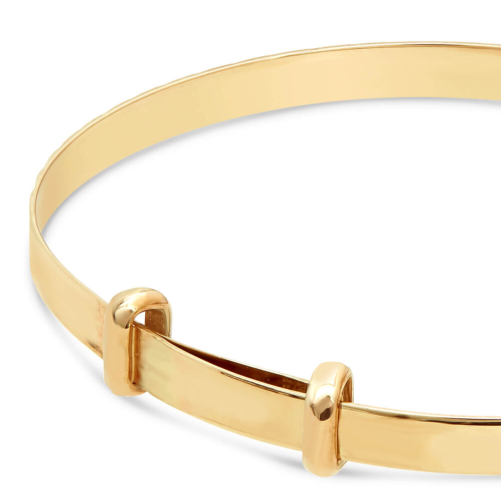 9ct Gold Baby Bangle image number 2