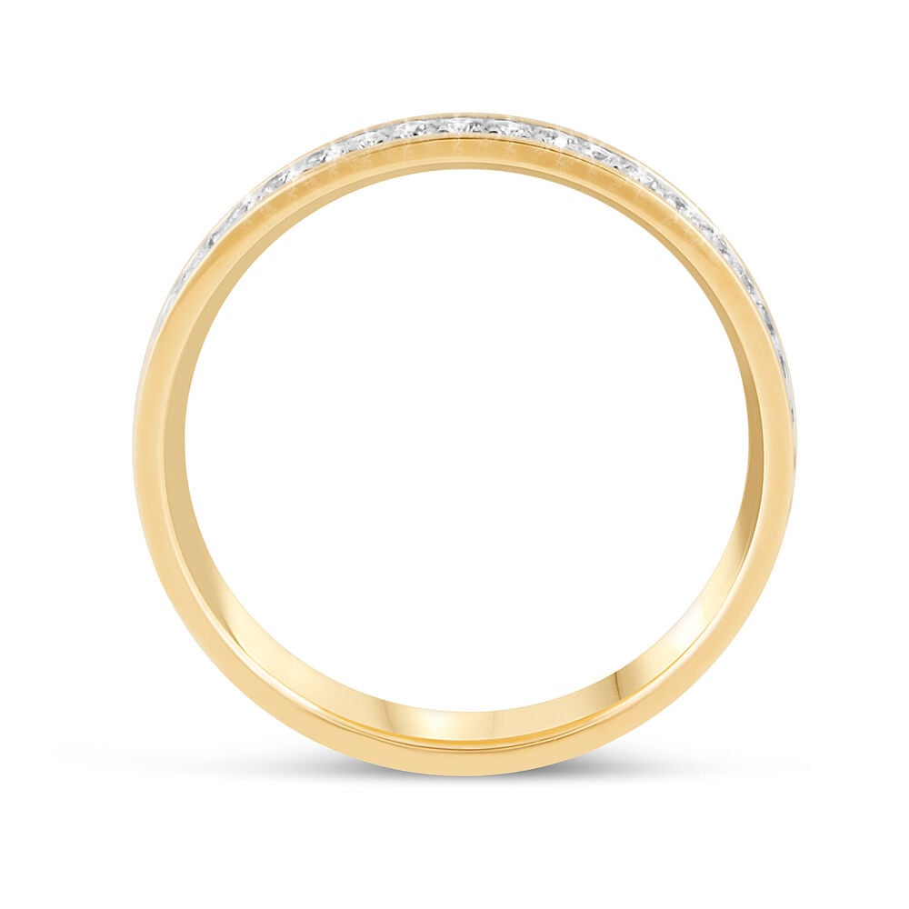 9ct Yellow Gold 0.33ct Diamond Wedding Ring image number 2