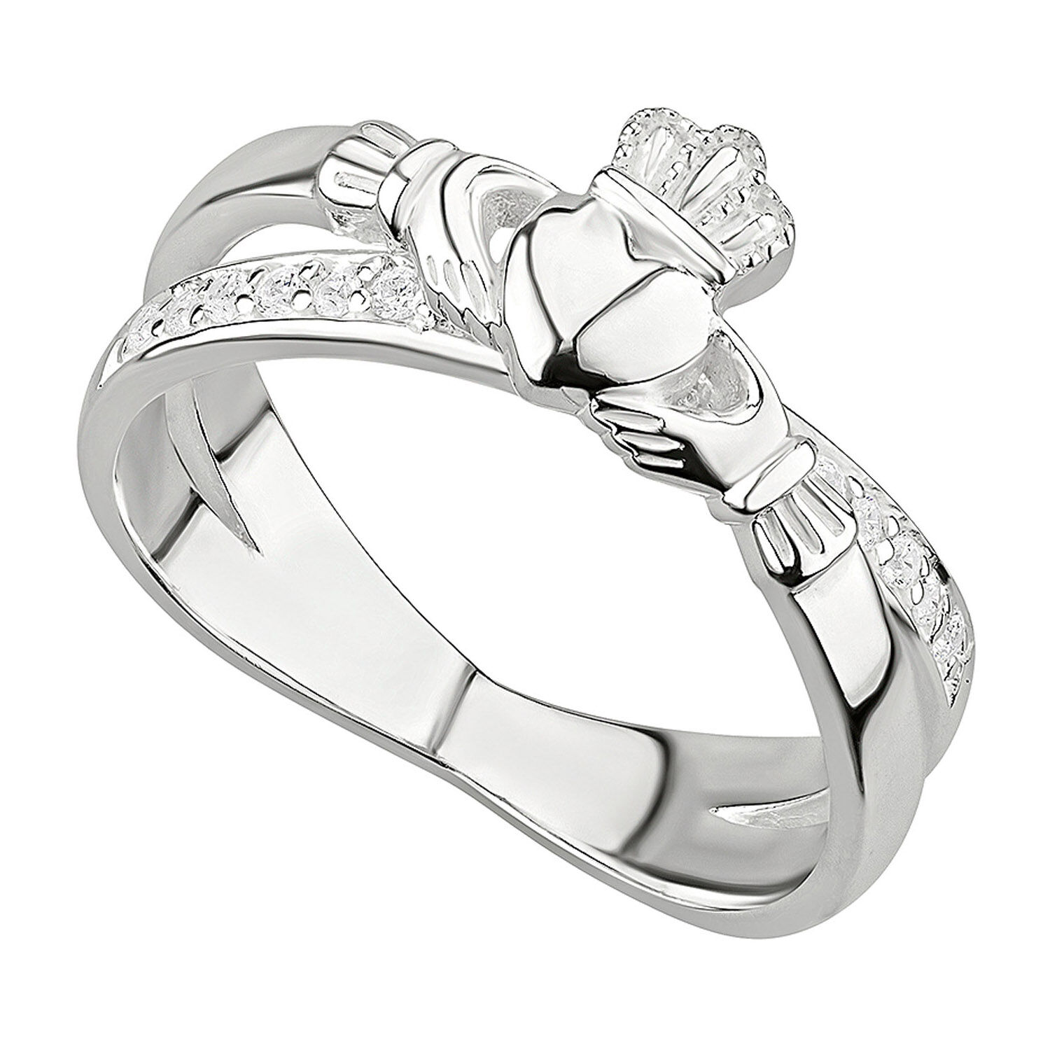 Claddagh ring clearance sterling silver