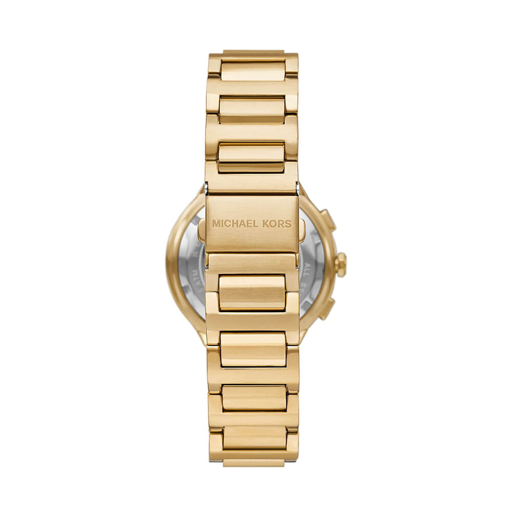 Michael Kors Gramercy Chronograph 40mm Gold Dial Stainless Steel Bracelet Watch image number 2
