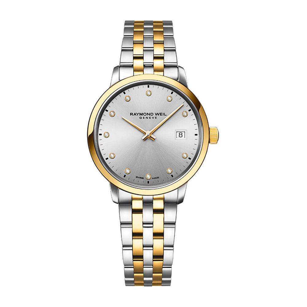 Raymond Weil Toccata Diamond Set Two Tone Bracelet 29mm Ladies Watch