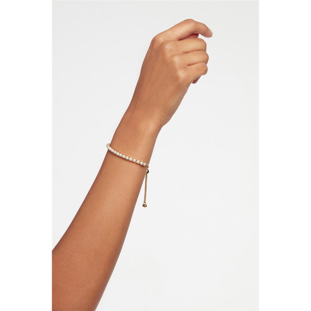 Ted Baker Perrmel Yellow Gold Plated Tennis Bracelet image number 1