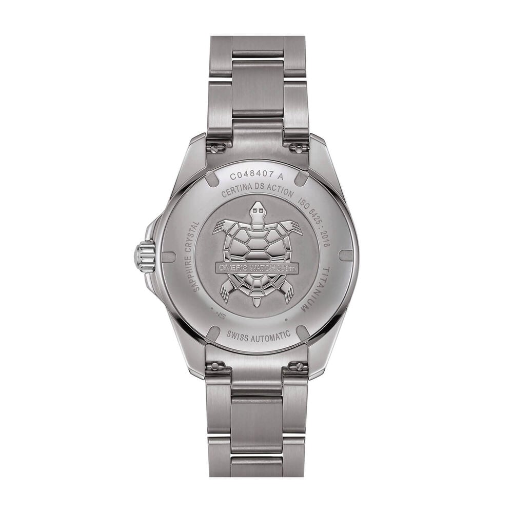 Certina DS Action Diver 40.5mm Blue Dial Titanium Bracelet Watch image number 1