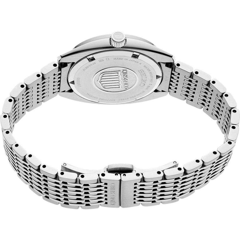 King Seiko ‘Forest Green’ 6L 1969 Re-Interpretation 39.4mm Stainless Steel Bracelet Watch image number 3
