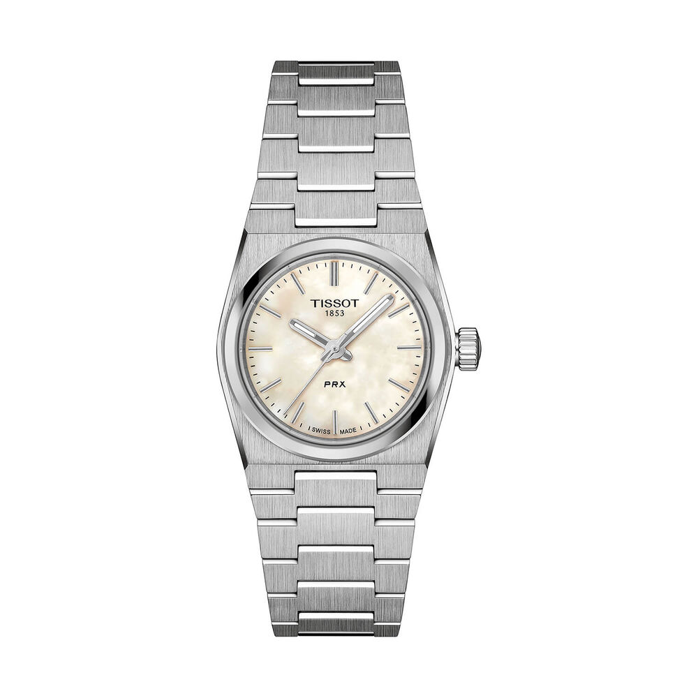 Tissot PRX Quartz 25mm Mother of Pearl Dial Stainless Steel Bracelet Watch image number 0