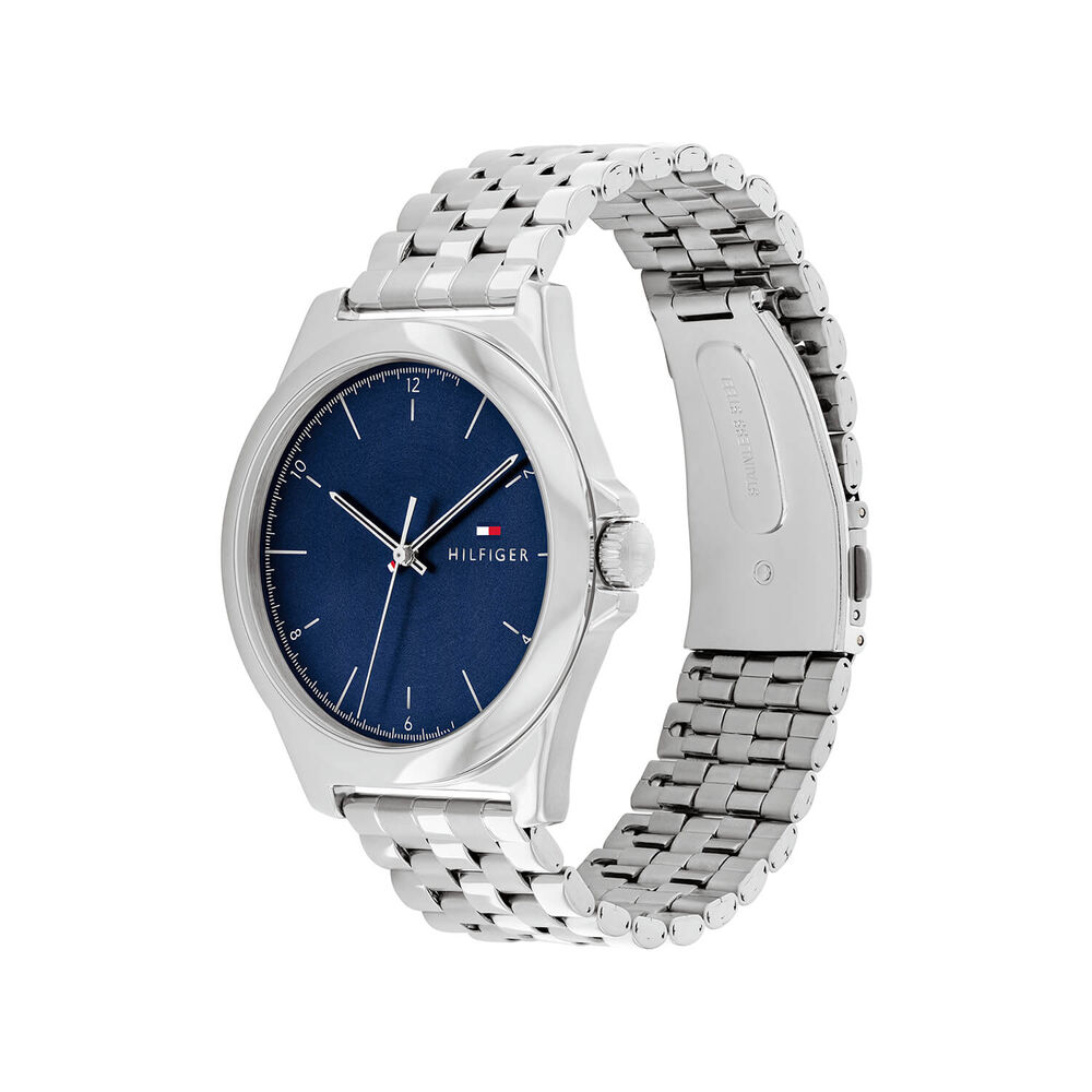 Tommy Hilfiger 42mm Blue Dial Stainless Steel Bracelet Watch image number 2