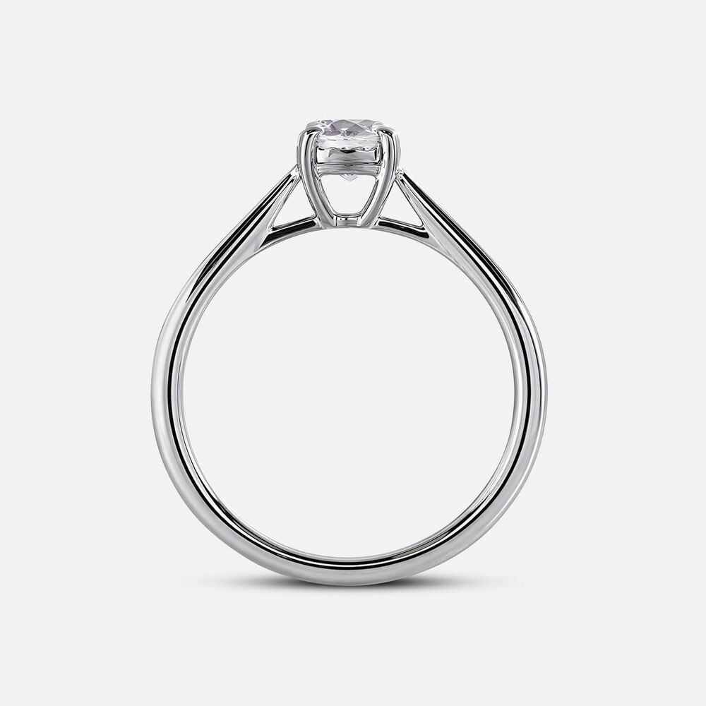 Prism 9ct White Gold 0.50ct Round Brilliant Diamond Solitaire Ring