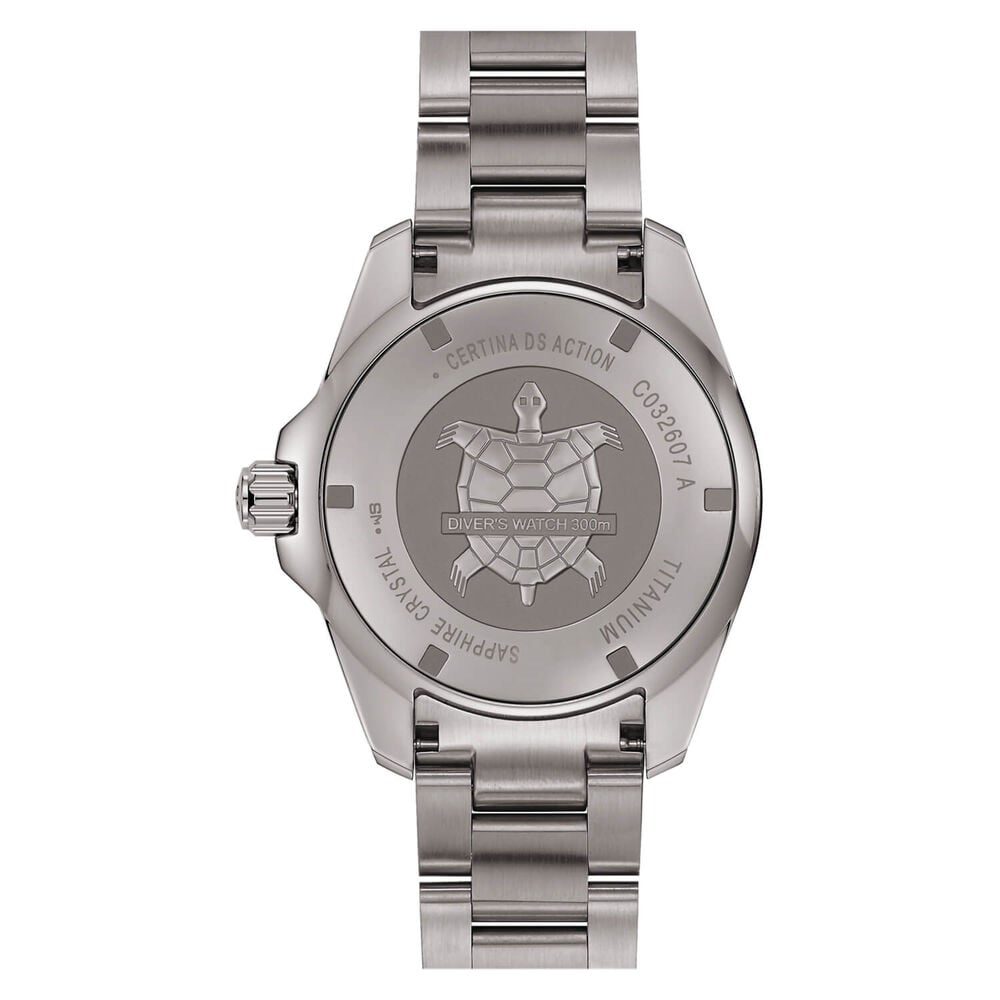 Certina DS Action Diver 43mm Black Dial & Ceramic Bezel Titanium Case Watch image number 1