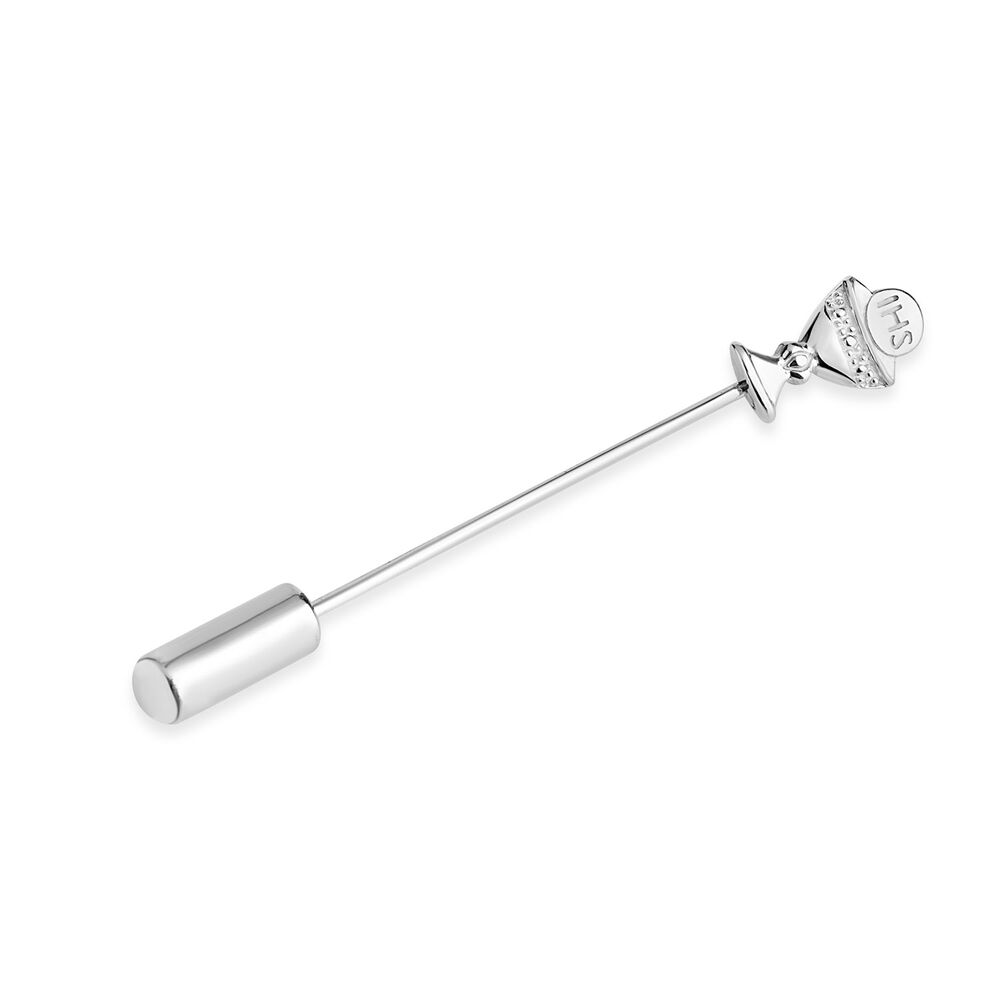 Sterling Silver Chalice Tie Pin