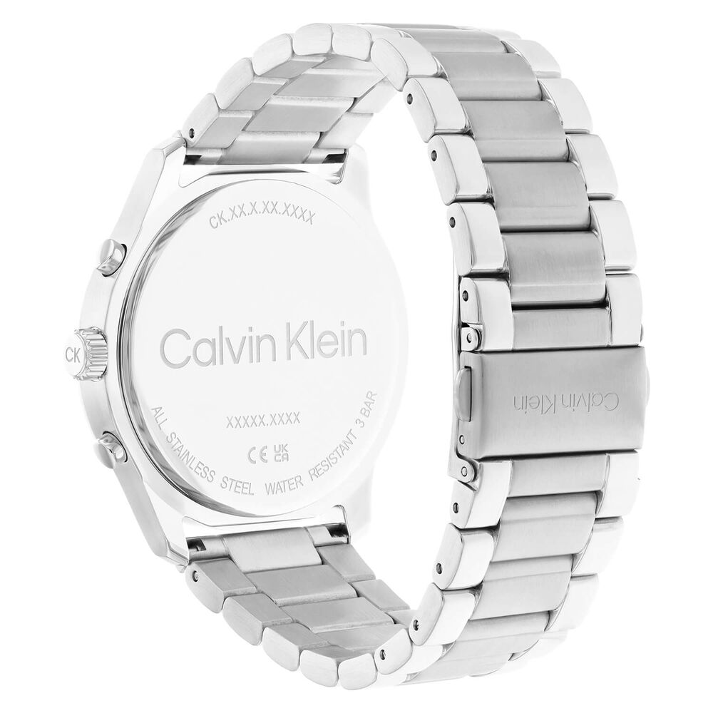 Calvin Klein Timeless 44mm Chronograph Blue Dial Bracelet Watch