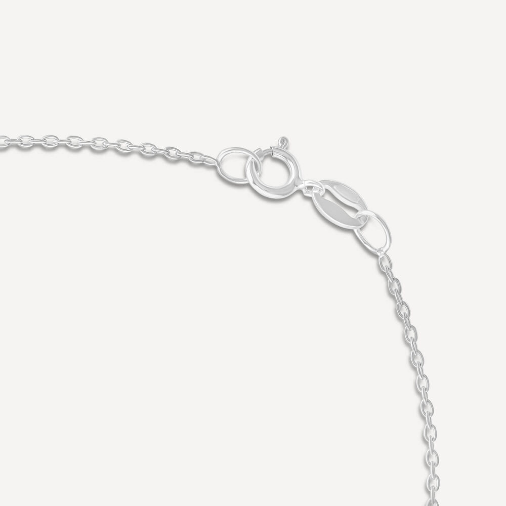 Sterling Silver Cubic Zirconia Claddagh Pendant image number 3