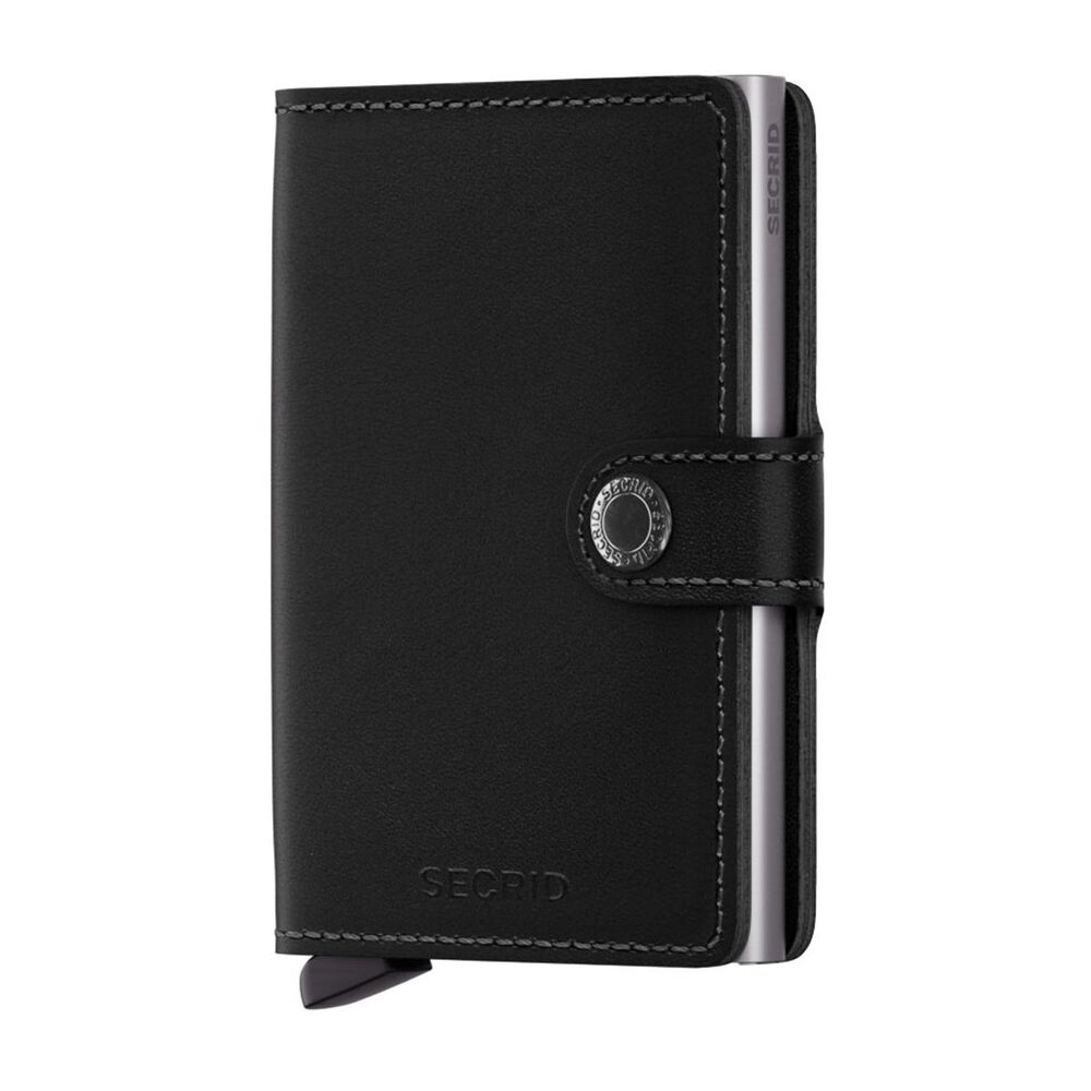 Secrid Mini Black Leather Wallet