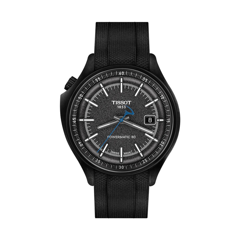 Tissot Pinarello 43mm Grey Dial Black Strap Watch