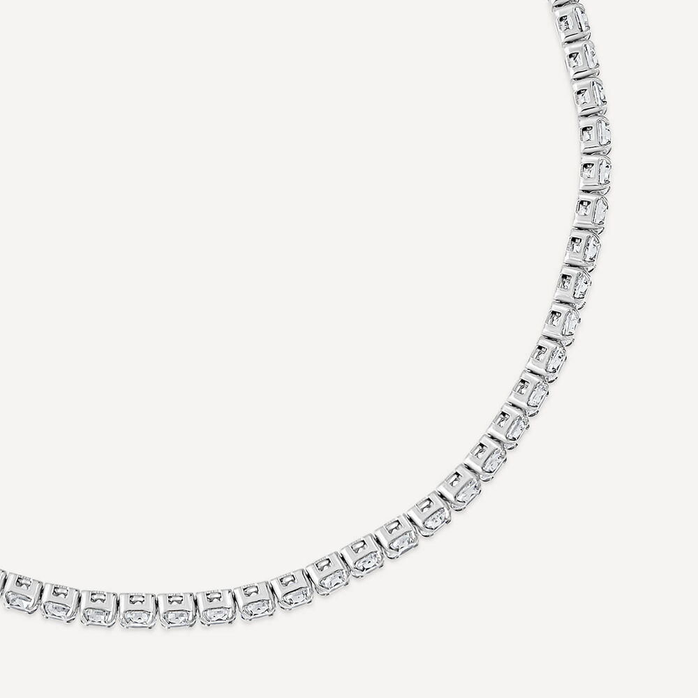 Sterling Silver Cubic Zirconia Tennis Bracelet