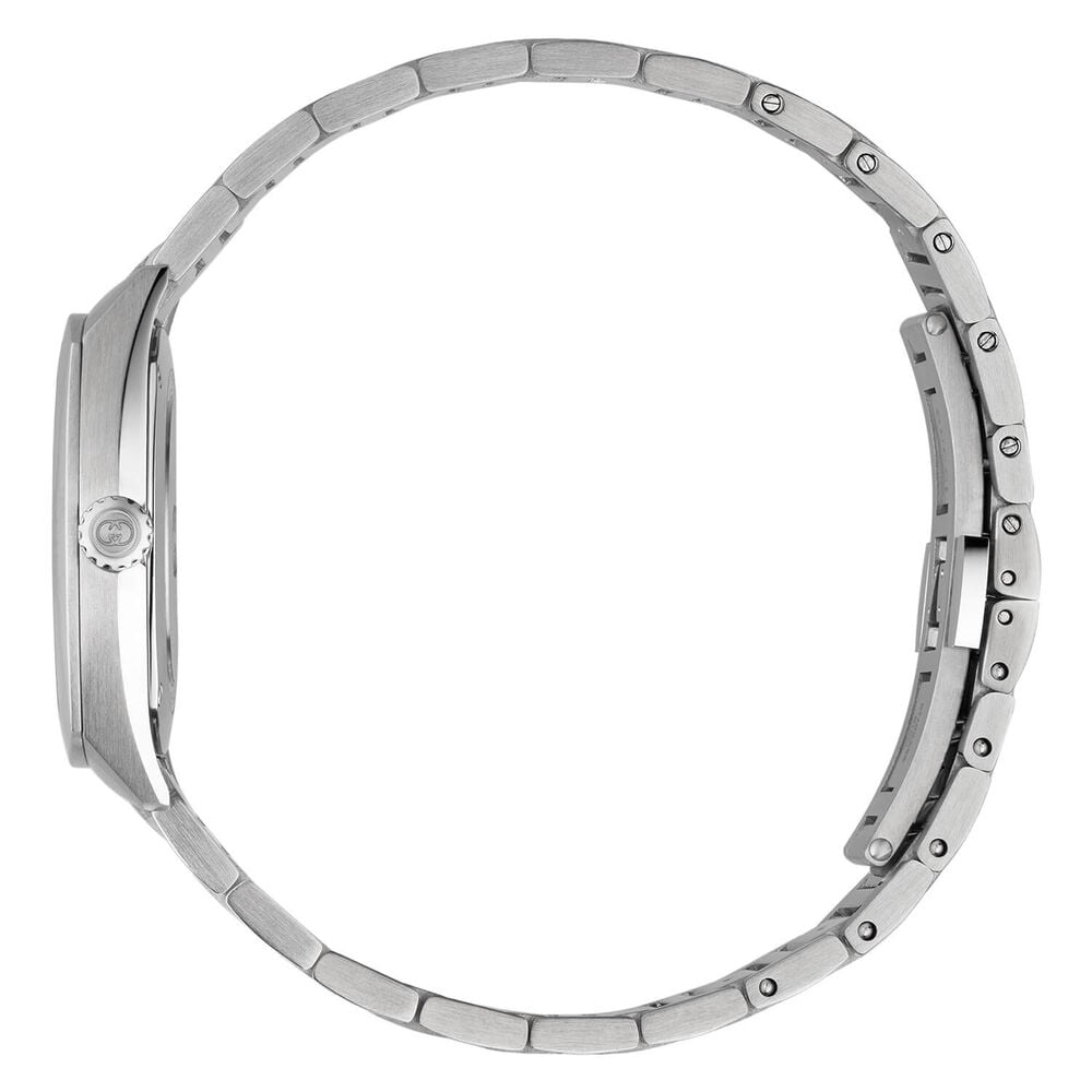 Gucci Interlocking 29mm Silver Dial Diamond Dots Steel Bracelet Watch