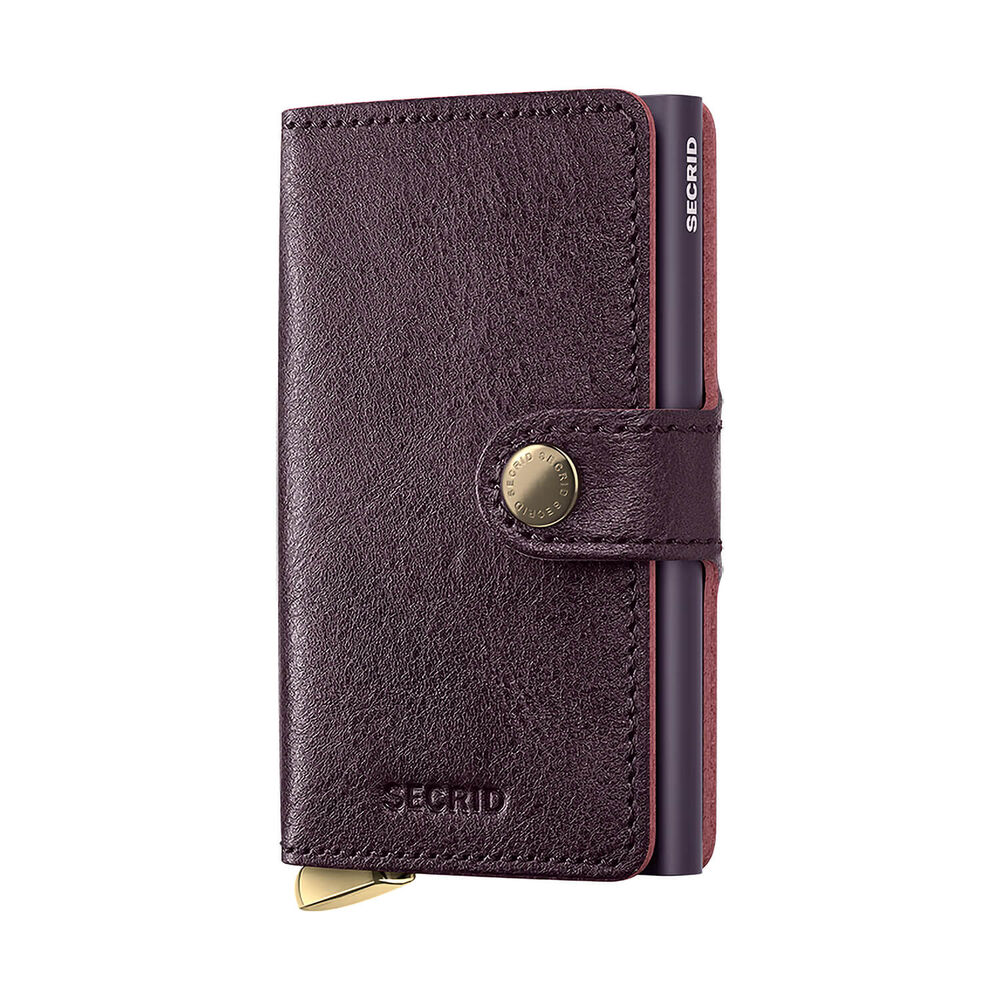 Secrid Basco Bordeaux+ Leather Miniwallet image number 0