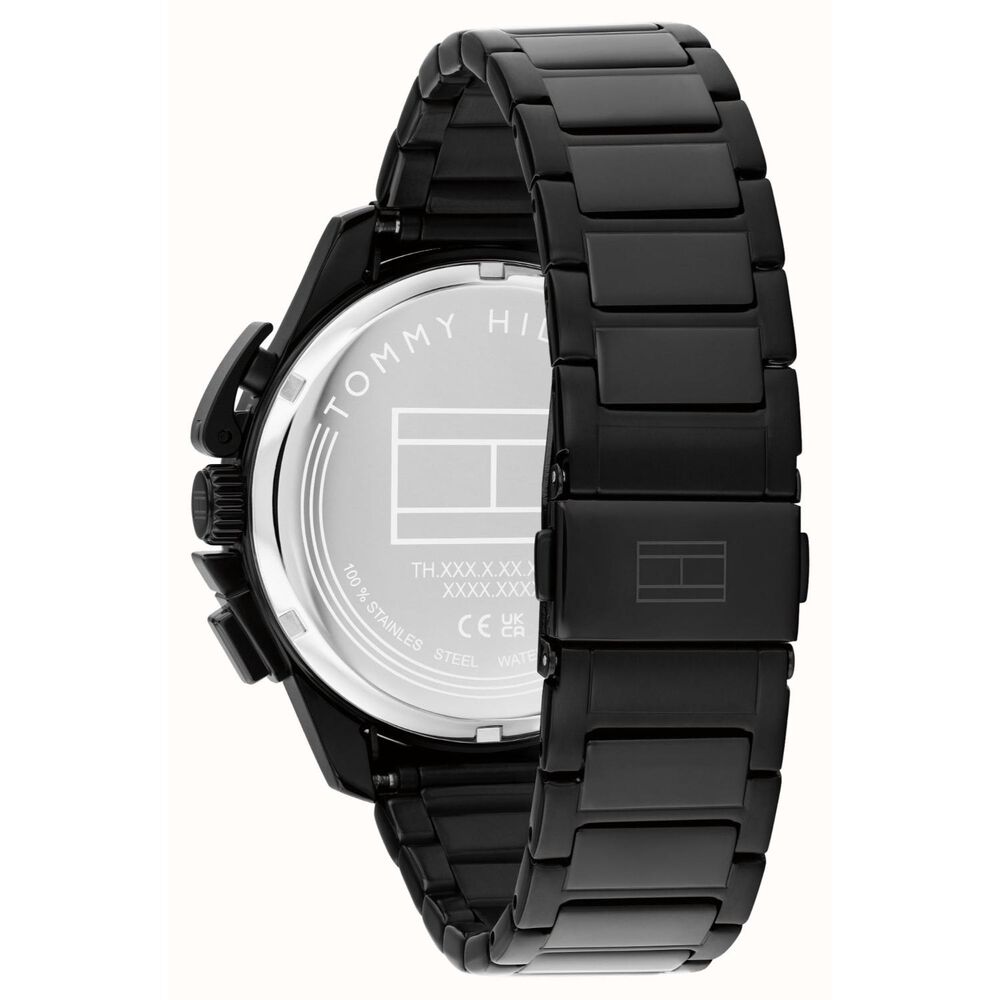 Tommy Hilfiger 44mm Black Dial & Black PVD Steel Bracelet Watch